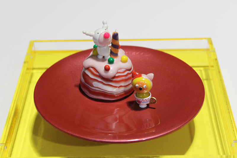 Yummy Cake 09-10, 20x20x18cm, polymer clay, 2009.JPG